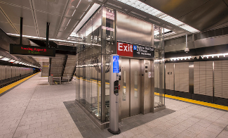 NYC Subway elevator
